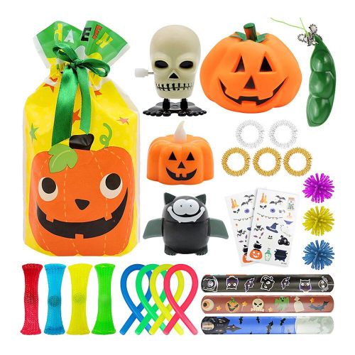 Jouet Anti-Stress En Silicone Pour Adulte Et Enfant, 26 Pièces, Jeu D'halloween, Décompression Sensorielle, Aléatoire, #20