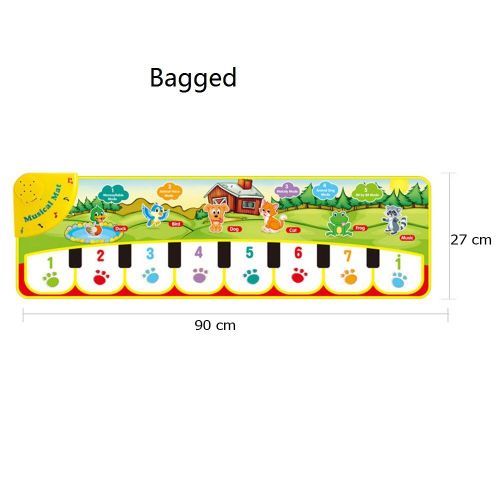 Tapis De Jeu Musical Pour Bébé 90x27cm, 5 Modes Et 6 Animaux, Volume Réglable, Clavier De Piano, Jouets Éducatifs Pour Enfants, Cadeaux #20