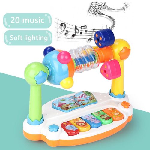 Mini Piano Musical Rotatif Pour Bébé, Son Et Lumière Éducatifs, Clavier D'apprentissage, Mignon, Matériel Pédagogique, Jouet Cadeau Pour Enfants, Livraison Directe #20