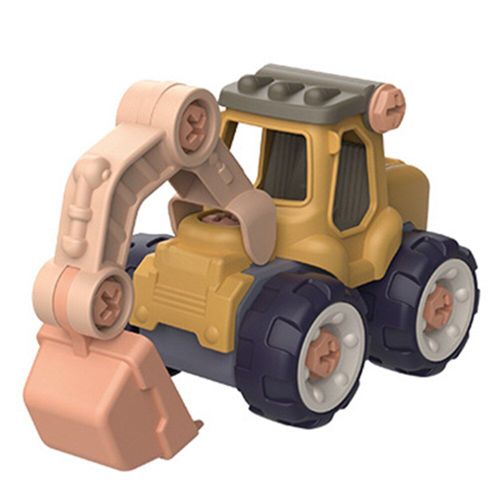 Tournevis De Démontage De Voiture, Bricolage, Puzzle Abs Ingénierie Camion Briques Pelle Modèle Jouet Montessori Jouet Outil Éducatif Pour