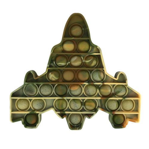 Avion Anti-Stress Pour Adultes Et Enfants, Puzzle, Bulle Sensorielle, Camouflage, Amusant, Anti-Stress