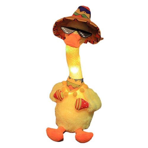 Peluche Électronique Canard Dansant, Jouet Doux Pour Enfants, Bébé Canard Qui Peut Chanter Et Danser, Voix Interactive, Jouet Bled Stark