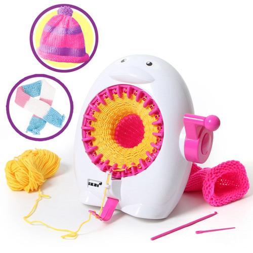 Machine À Tricoter En Laine Pingouin Pour Enfants, Bricolage, Tissage, Métier À Tisser, Pour Scraf, Jouet D'apprentissage Pour Enfants, Outil De Couture