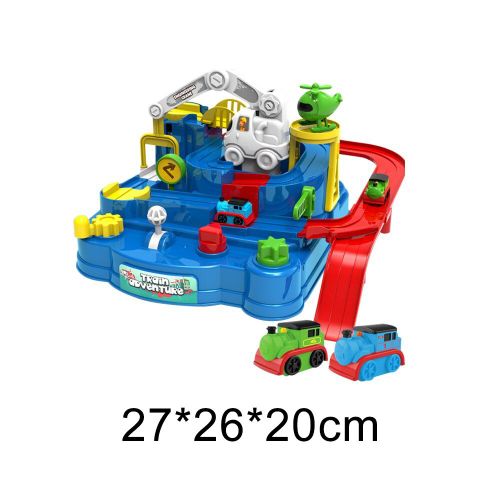 Jouet De Piste Pour Enfant Garçon Et Fille, Jeu De Table, Aventure Mécanique, Voiture De Course Et Train, Cadeau