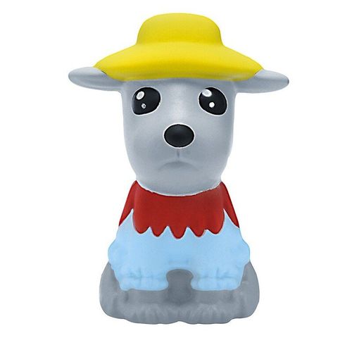 Petit Chien Crème Anti-Stress Parfumé 15x7cm, Jouets Amusants Anti-Stress À Montée Lente Pour Enfants, Cadeau De Fête De Noël