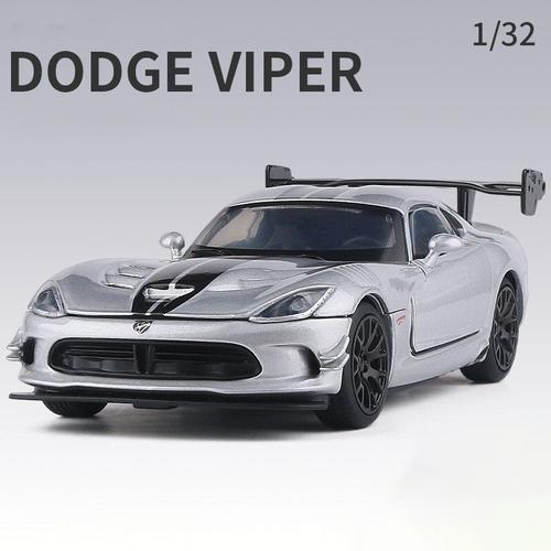 Voiture Dodge Viper Acr En Métal Pour Enfants, Modèle De Voiture De Simulation, Véhicule En Alliage, Jouet Classique, Cadeaux D'Anniversaire, 1:32