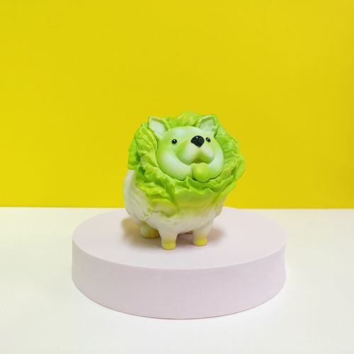 Statue De Chien En Forme De Chou Chinois, Modèle En Pvc, Cadeau Souvenir, Décoration De La Maison