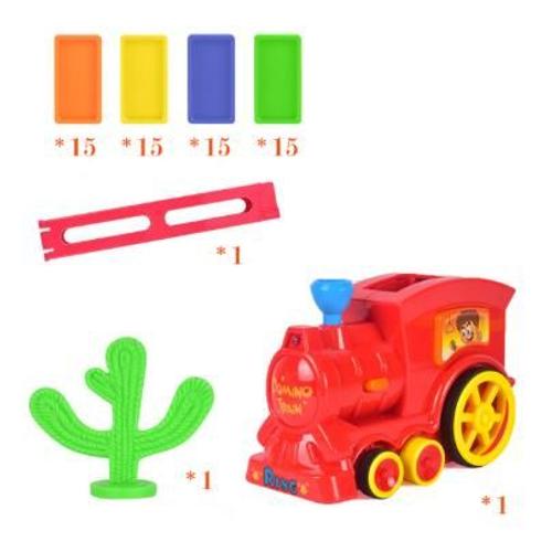 Ensemble De Jouets De Train Automatique Dominos, Briques De 20 Pièces, 40 Pièces, Modèle D'intérieur, Jeux Éducatifs, Bricolage, Camion, Jouets De Noël Pour Enfants