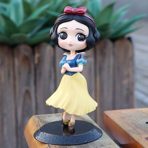 Figurines En Pvc, Princesses Avec De Gros Yeux, À Collectionner,Beau Cadeau D'Anniversaire Pour Enfant, Belle, Blanche Neige, Elsa, Cendrillon,,
