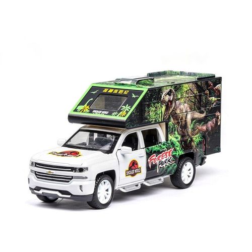 Camion De Dinosaure Et Tyrannosaure Solander 1:32, Voiture En Alliage Métallique, Jouets De Traction, Cadeaux Pour Enfants, Collection