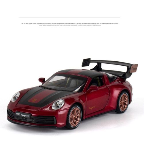 Modèle De Voiture De Course Sur Piste En Alliage 1/32, Modèle De Voiture De Sport En Métal Moulé, Simulation De Son Et Lumière, Cadeau Pour Enfants, 911