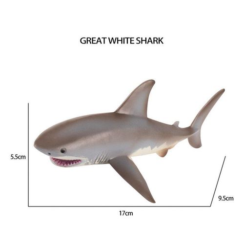 Poupée En Forme De Requin Blanc Pour Enfants, Jouet, Collection Réaliste, Cadeau De Noël