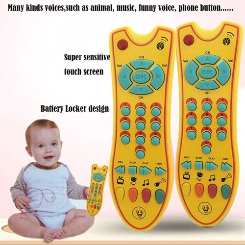 Jouets Pour Bébés, Musique Colorée, Téléphone Portable, Télécommande De Télévision, Nombres Électriques Éducatifs Précoces, Machine D'Apprentissage À Distance, Jouet Cadeau