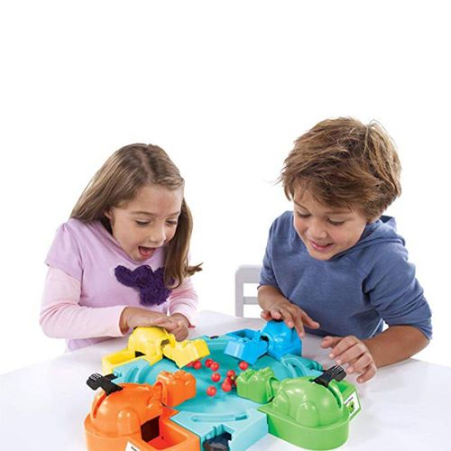 Jouets Éducatifs Interactifs En Marbre Pour Enfants, Jeu À Double Compétition, Hippopotame Affamé