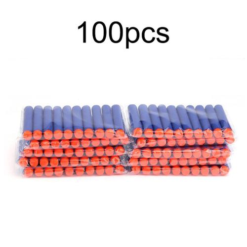 Recharge De Balles Souples Nerf N-Strike Blasters, 100 Pièces/Ensemble, À Tête Ronde, Éponge, Jouet Pour Enfants