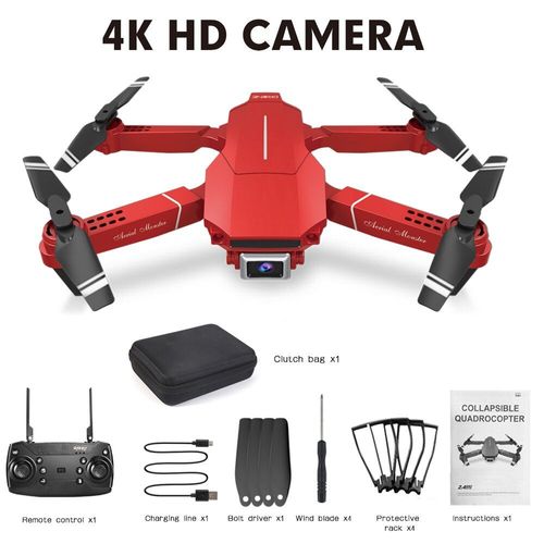 Nouveau Drone E98 Avec Caméra Grand Angle Hd 4k, Quadricoptère Rc Avec Bras Pliable, Wifi Fpv, Mode Haute Tenue, X Pro Rtf-Générique