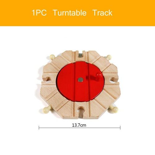 Accessoires De Rails De Train Avec Toutes Sortes De Pièces Comme Un Pont, En Bois De Hêtre, Adaptés Aux Jouets De Marque Biro