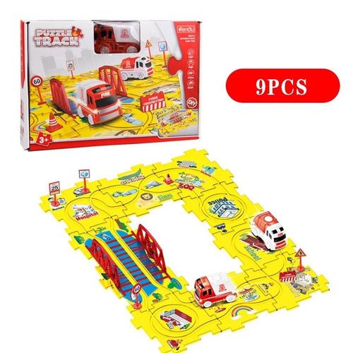 Jouet Véhicules Puzzle, Ensemble De Jeu, Camion De Pompiers Magique, Modèle De Voiture Pour Garçons, Bricolage, Cadeau Éducatif Pour Enfants