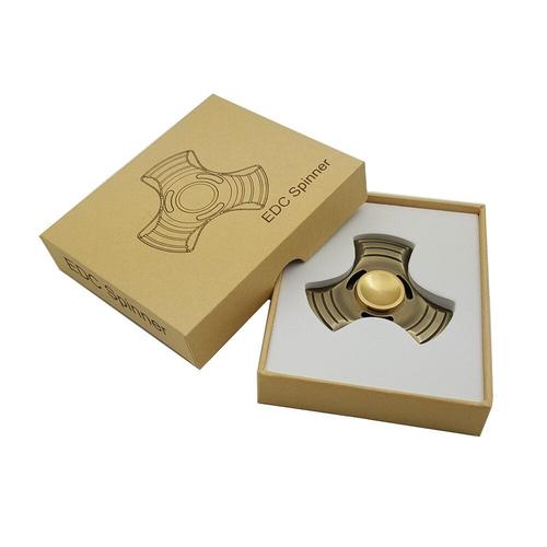 Spinner À Main En Métal Pour Enfants Et Adultes, Gadget Anti-Stress, Jouet Bronze, Rotation À Grande Vitesse, 2 À 6 Minutes