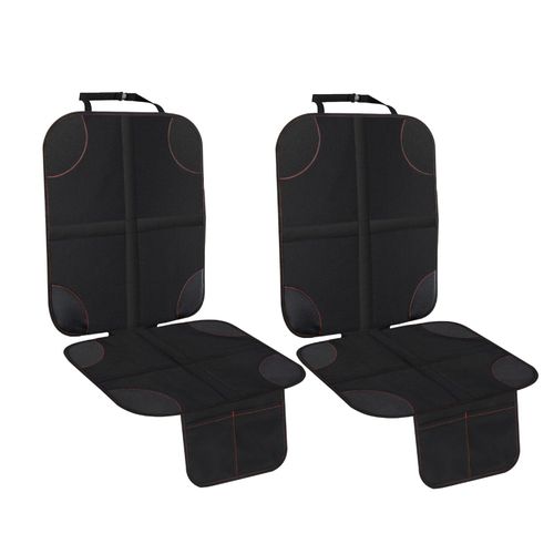 Protecteur De Sièges Arrière De Voiture Pour Enfants, 2 Pièces, Tapis De Protection Antidérapant Durable Avec 2 Poches En Filet