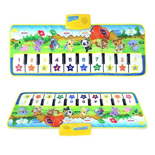 Tapis De Piano Pour Enfants, Couverture De Jeu, Tactile, Musical, Clavier, Jouet Éducatif, Cadeau Pour Bébé, 100x36cm