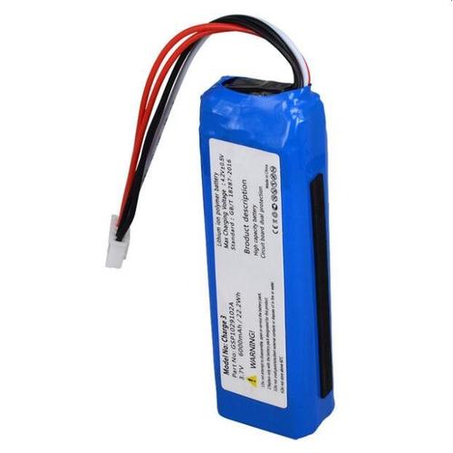 Batterie Compatible Avec Jbl Gsp1029102a Pour Jbl Charge 3 (Année 2016) [6000mah - 3.7v - Lipo - 100% Compatible]