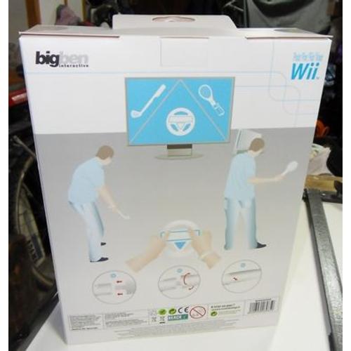 Set Complet 3 Accessoires Wii Et Wii U