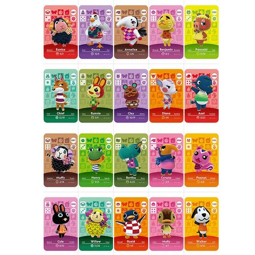 Carte Amiibo Animal Crossing, 10 Pièces Prenez Au Hasard Les Cartes À Expédier, 81-160 Villageois