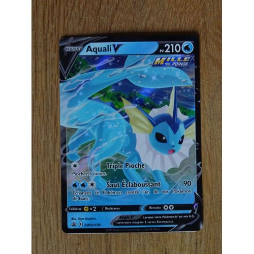 Carte Pokemon Aquali V Brillante 210 Pv Swsh 150 Evolution Celeste Eb07