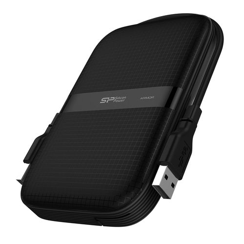 SILICON POWER Armor A60 - Disque dur - 4 To - externe (portable) - 2.5" - USB 3.2 Gen 1 - noir