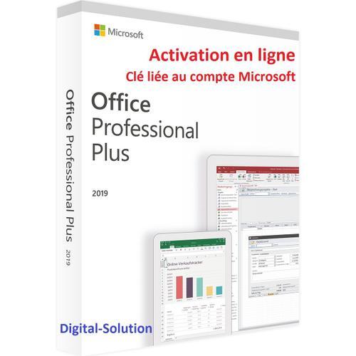 Office 2019 Pro Plus Activation En Ligne A Vie | Clé Liée Au Compte Microsoft