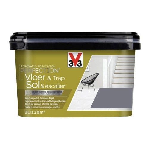 V33 Rénovation Perfection Peinture Sol & Escalier Carbonate