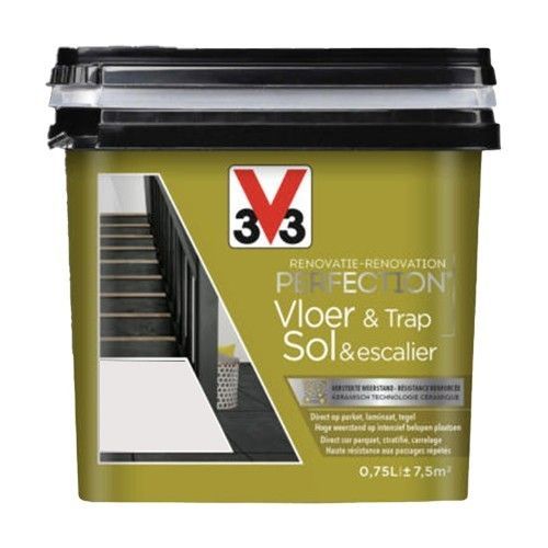 V33 Rénovation Perfection Peinture Sol & Escalier Plume