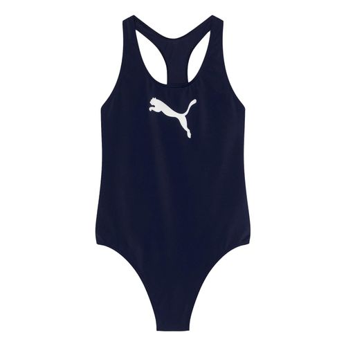 Maillot De Bain 1 Pièce Puma Puma Swim Girls Racerback Swimsuit 1p Bleu Marine