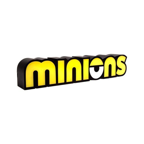 Les Minions - Lampe Led Logo Minions 30 Cm