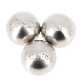 Boules De Pétanque Obut Boules De Pétanque Obut Junior Inox Dino Argent Métalisé Unique