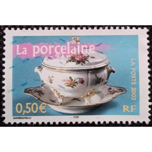 France 2003 Timbre Oblitéré Yt 3568 - La Porcelaine - La France À Vivre