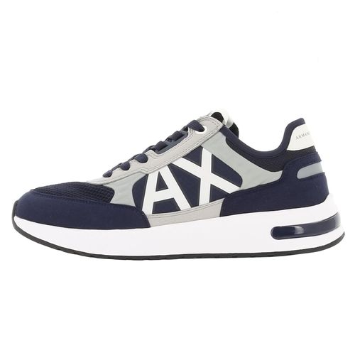 Chaussures Basses Cuir Ou Simili Armani Exchange Sneaker Navy/Blue Bleu Marine - 46