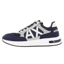 Chaussures Basses Cuir Ou Simili Armani Exchange Sneaker Navy/Blue Bleu Marine - 46