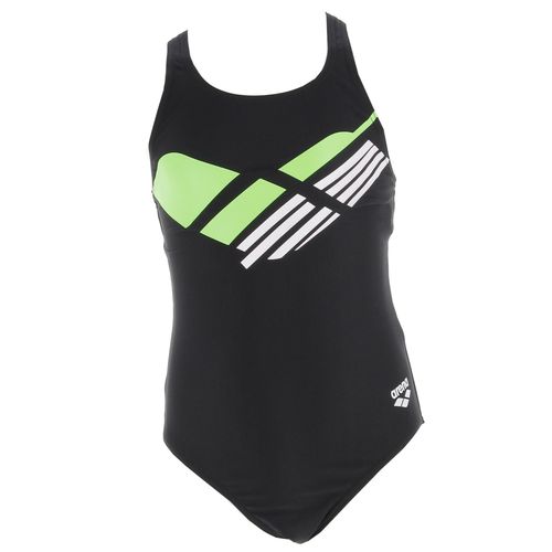 Maillot De Bain 1 Pièce Arena Girl S Swimsuit V Back Logo Noir