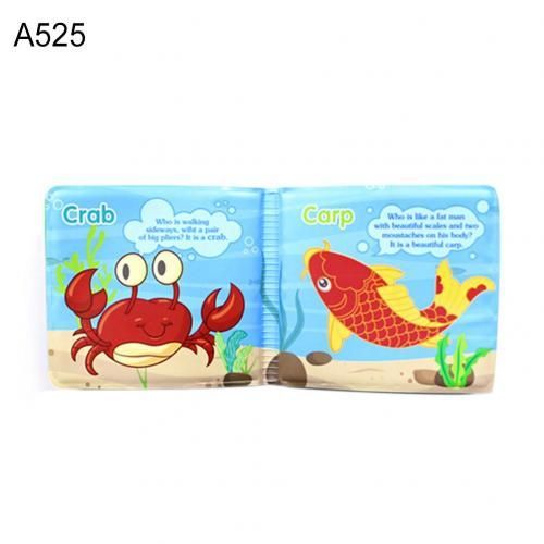Livre De Bain Anglais Pour Bébé, Animal De Dessin Animé, Étanche, Eva, Album Photo Éducatif, Tissu Doux, Livre D'apprentissage De La Cognition, Livre Silencieux Pour Enfants