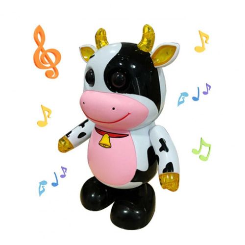 Jouet Éducatif Pour Bébé, Modèle De Vache Mignonne, Chant Électrique, Danse, Avec Musique Légère