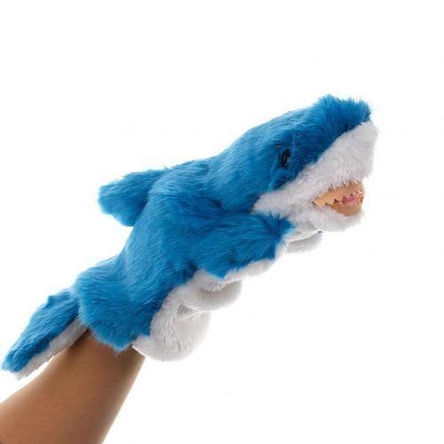 Marionnettes À Main En Forme De Requin Pour Enfant Et Parent, Jouet De Conte De Fées, En Peluche, Doux