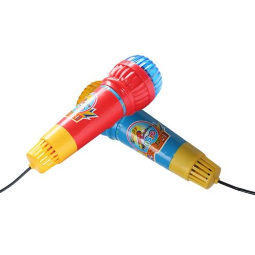 Jouets Musicaux Aléatoires Pour Enfants, 1 Pièce, Microphone À Écho, Changement De Voix, Jouet, Chanson De Fête D'Anniversaire, Cadeau Pour Enfants, Chanson De Fête