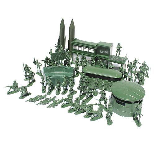 Figurines De Soldats De L'Armée Pour Hommes, Figurines D'Action De 5cm, Modèle 56 Pièces/Ensemble