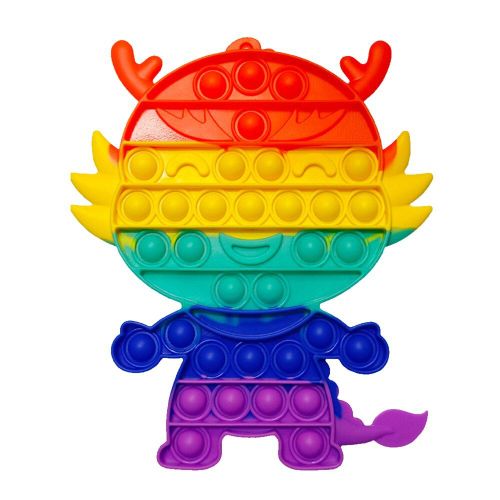Jouets En Silicone Pour Adultes, Dragon Arc-En-Ciel, Anti-Stress, Anti-Stress, Pour Autisme, Cadeau