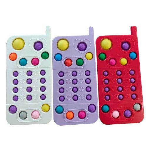 Jouet De Téléphone Portable En Silicone Pour Adultes Et Enfants, Anti-Stress, Anti-Stress