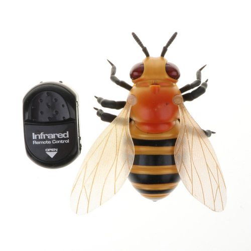 Télécommande Infrarouge Abeille-Rc Animal Faux Insecte Pour Blague, Jouet Effrayant