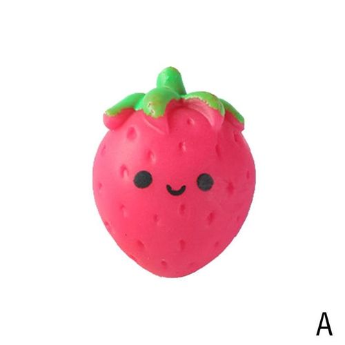 Jouets Anti-Stress À Presser, Mini Sangle De Téléphone En Caoutchouc De Silicone Souple, Jouet Anti-Stress À Presser Kawaii Squiss Anti-Stress Main De Fruit G3d3