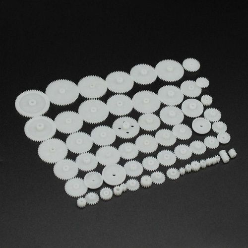 Jeu D'engrenages En Plastique, Ensemble D'engrenages En Plastique À Double Pont, Sac De Décélération Pour Voiture, Pièces De Transmission D'engrenages, Jouet À Bricoler Soi-Même, U2g9